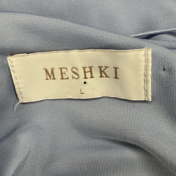 Meshki Blue Halter Gown for Weddings - Picture 11 of 13